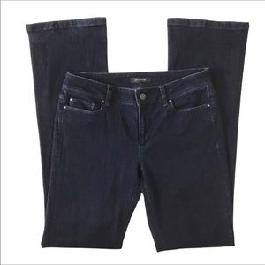 Ann Taylor Bootcut Jeans Womens Size 6 Curvy Fit Stretchy Dark Wash